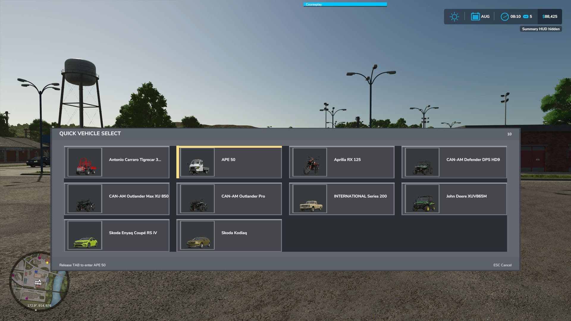 Quick Vehicle Select 3