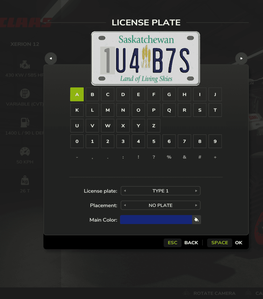 Saskatchewan License Plate 2