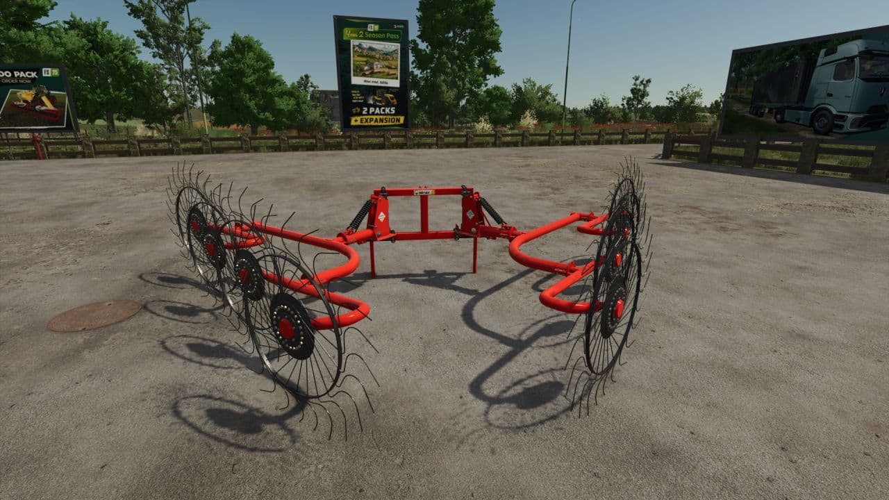 Satex tractor rake 4