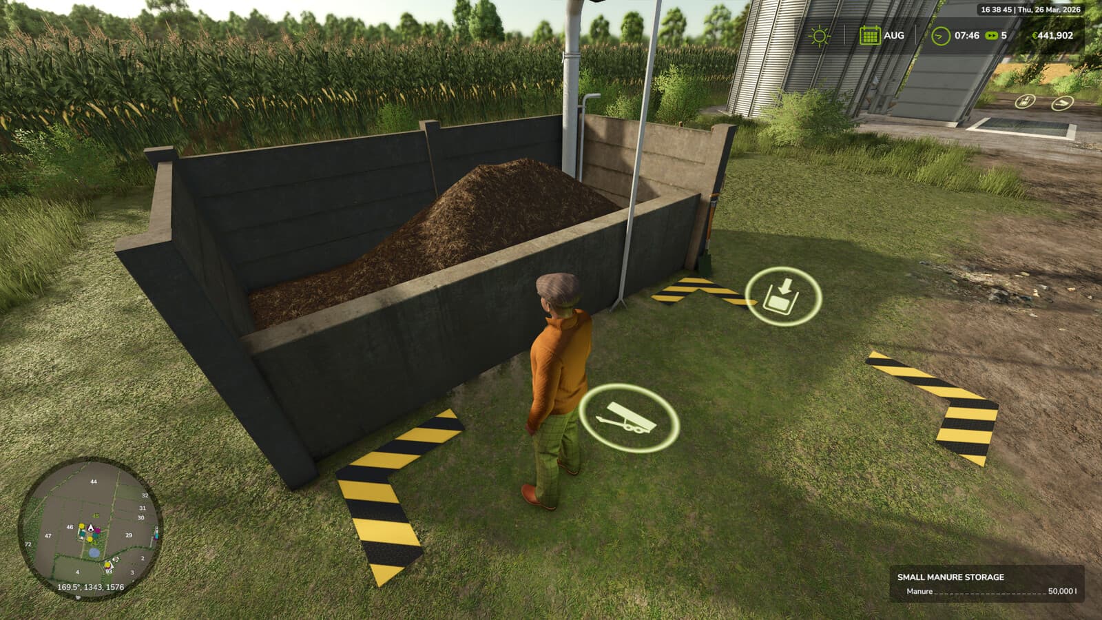 Storage For Stones, Woodchips And Manure 3