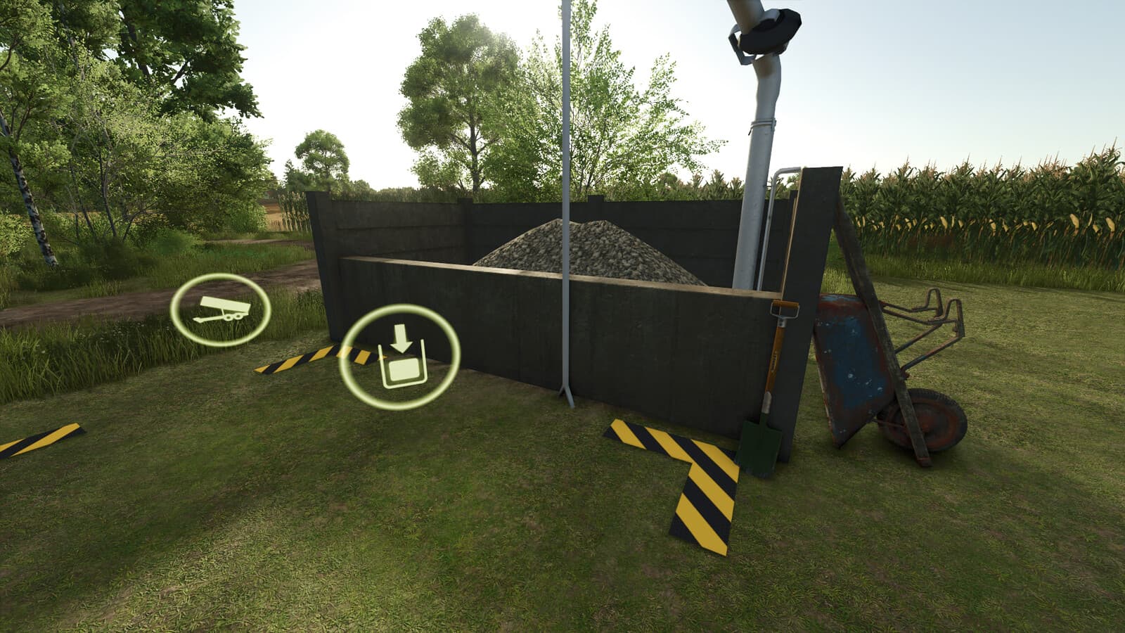 Storage For Stones, Woodchips And Manure 2
