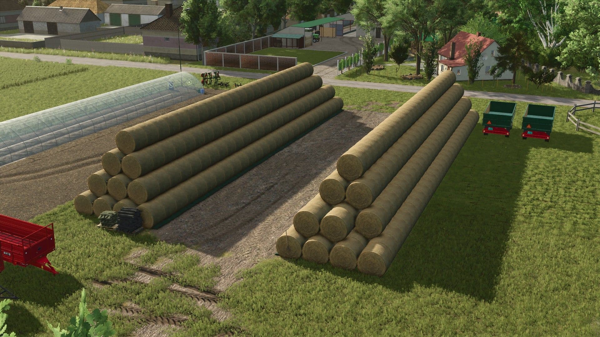 Straw Stack Bunker Silo 2