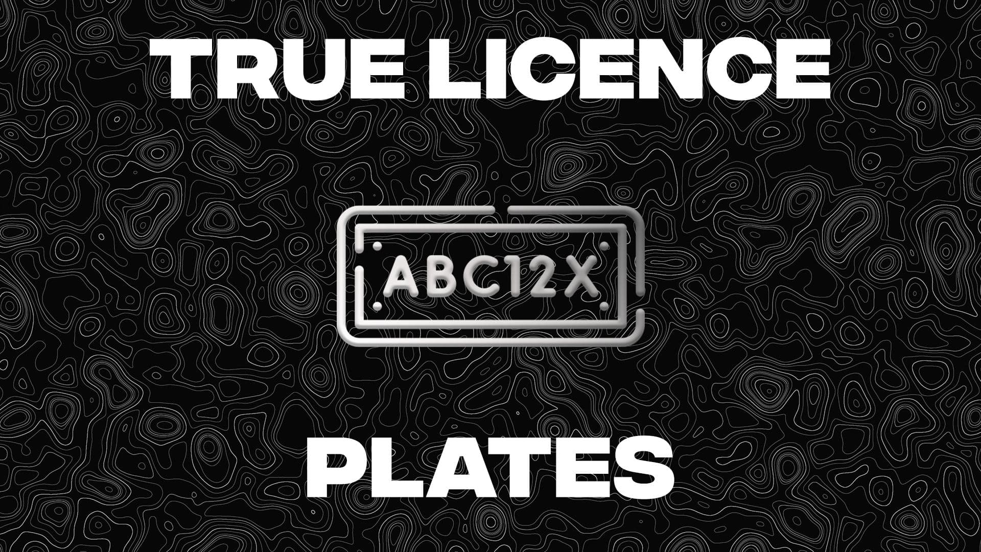 True Licence Plate