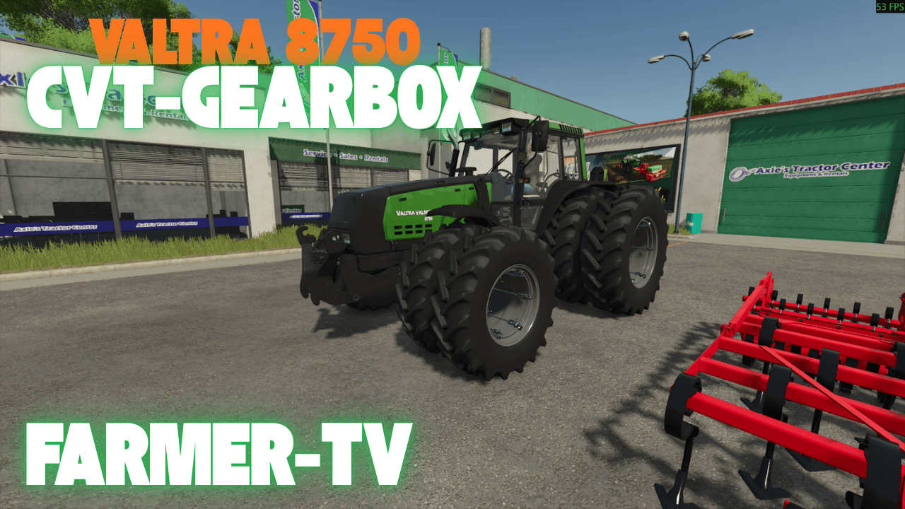 Valtra 8750 With CVT Gearbox