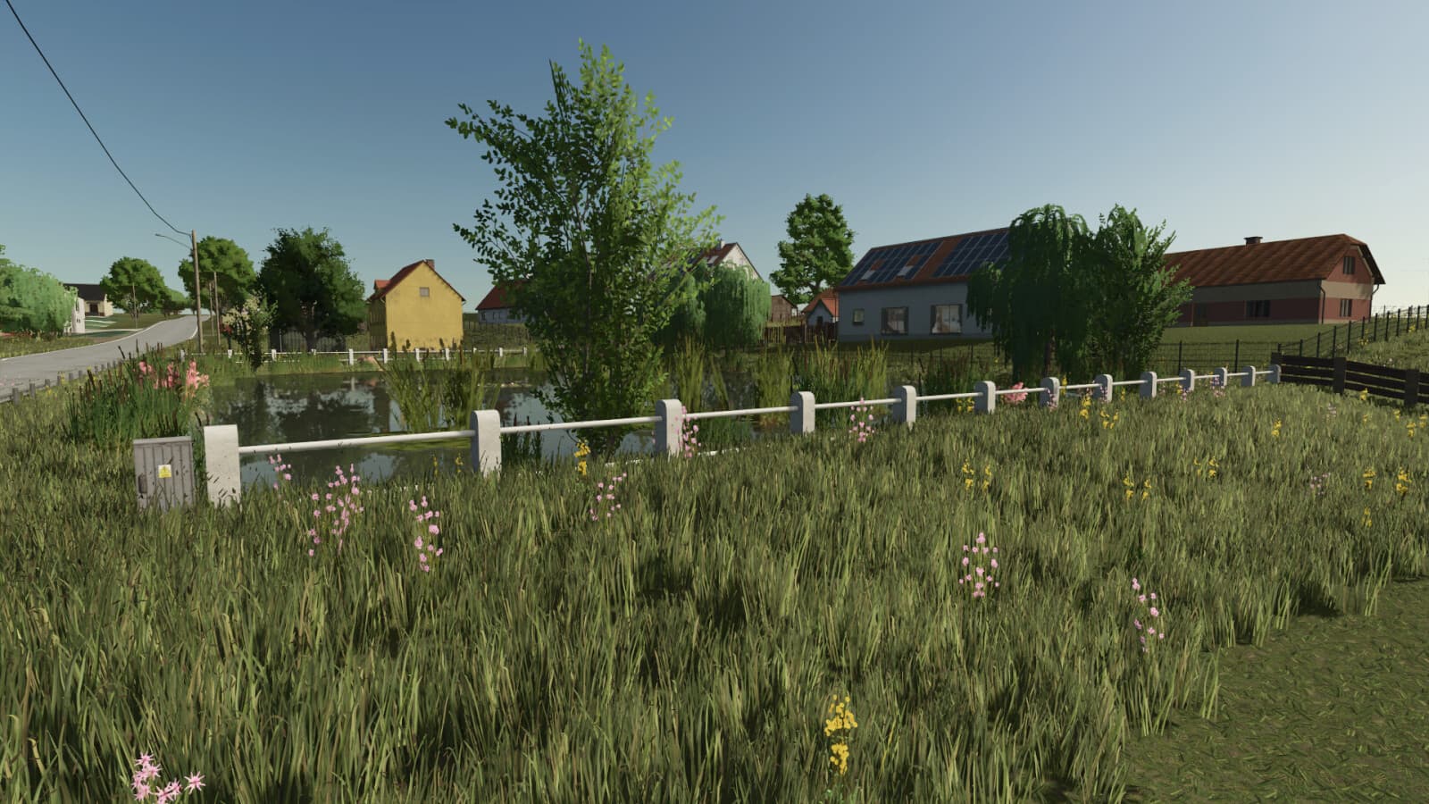 White Plaster Fence (Prefab*) 3