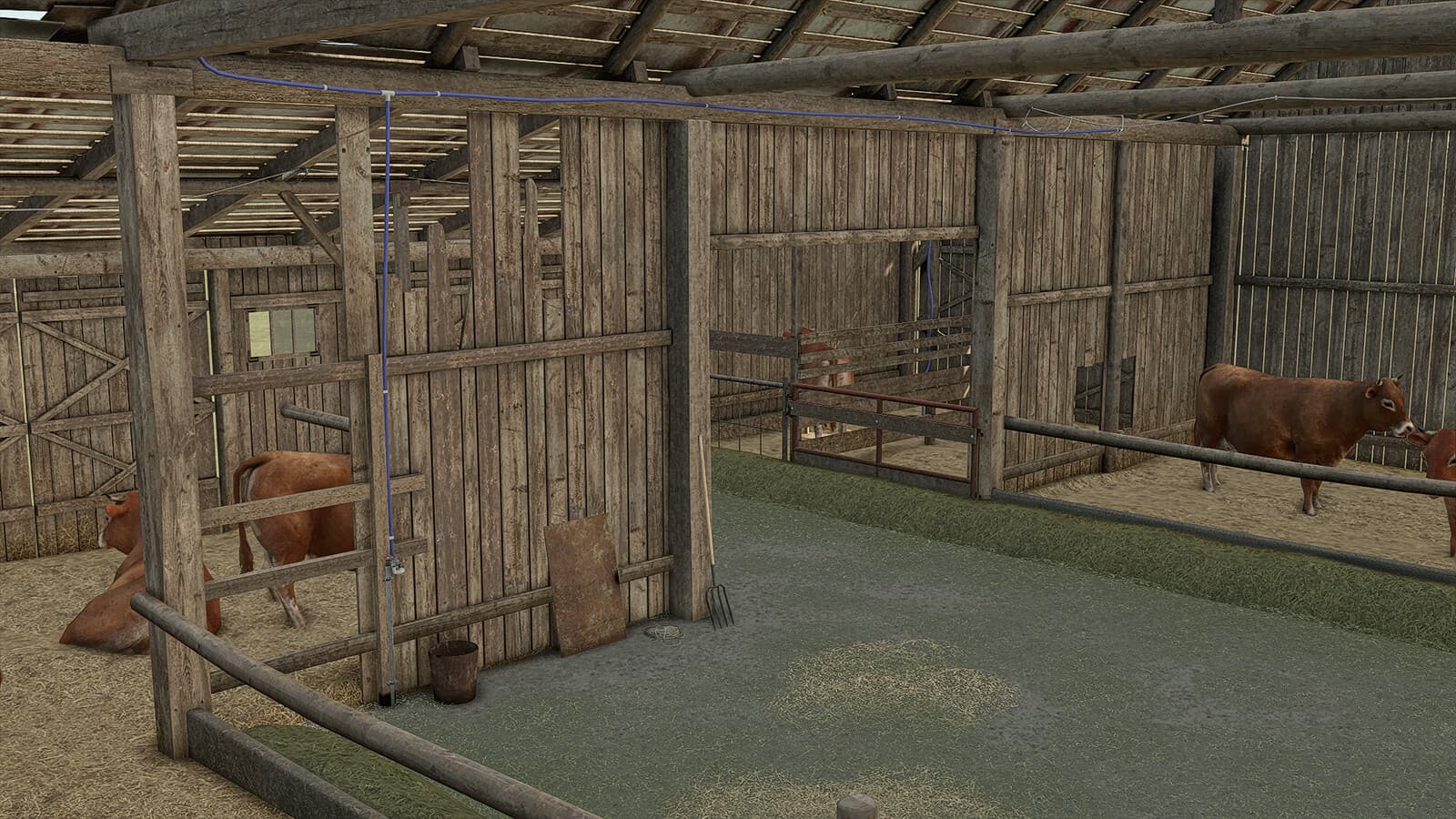Wood Cow Barn 2