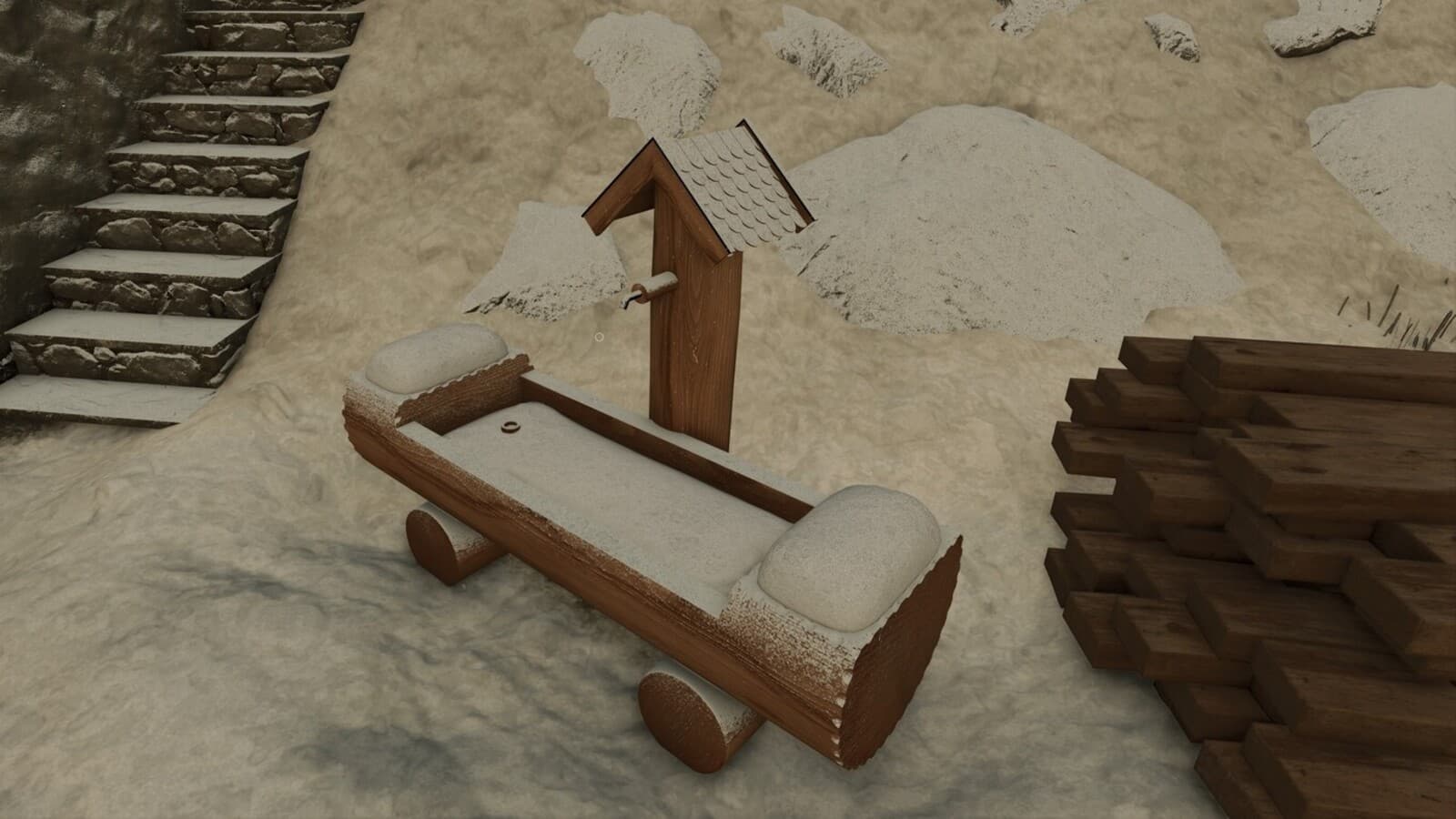 Wooden Fountain 2