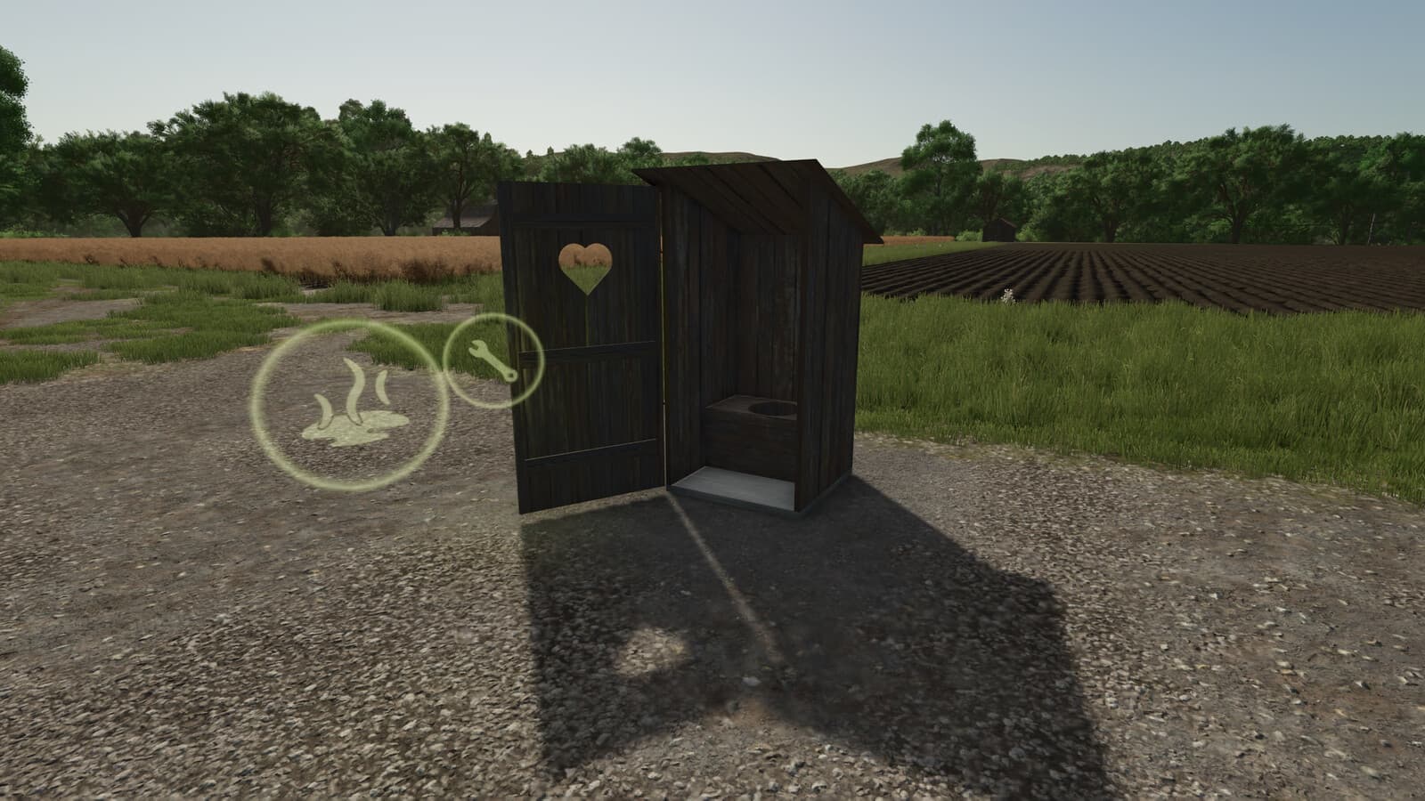 Wood toilet