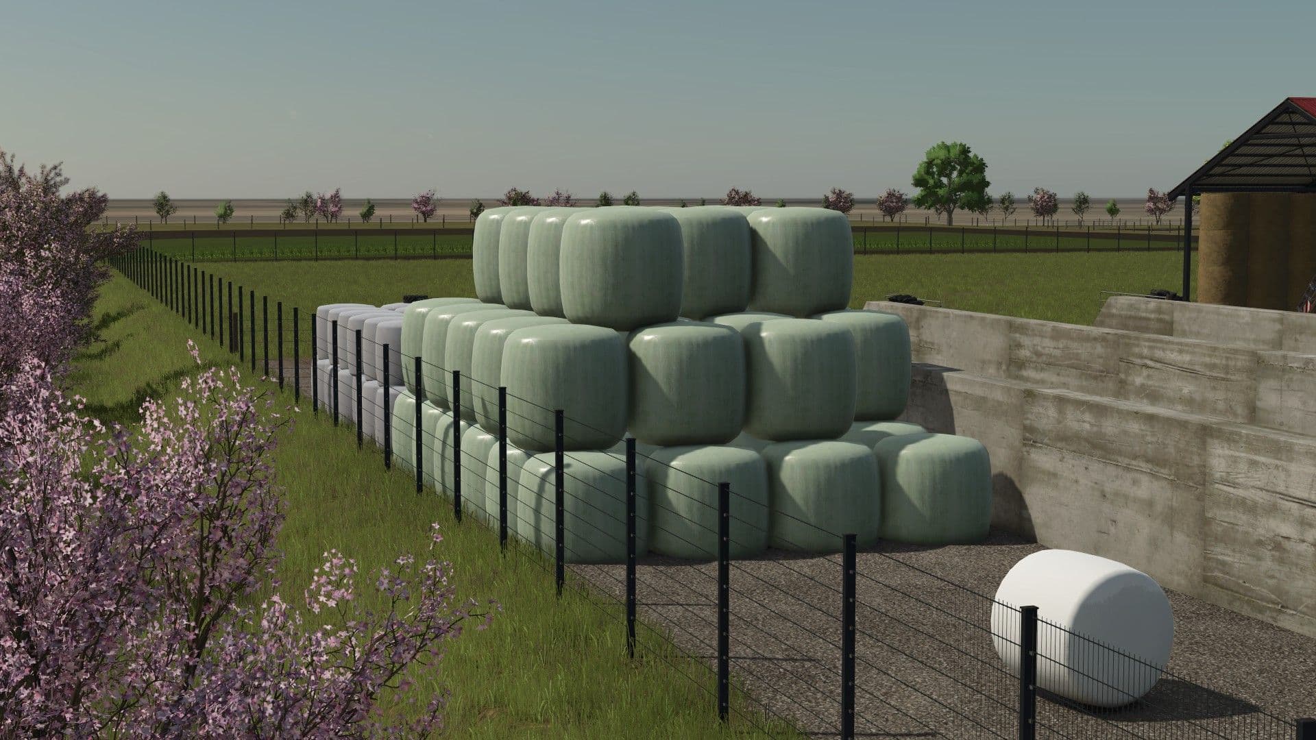 Silage/straw bale stack 5