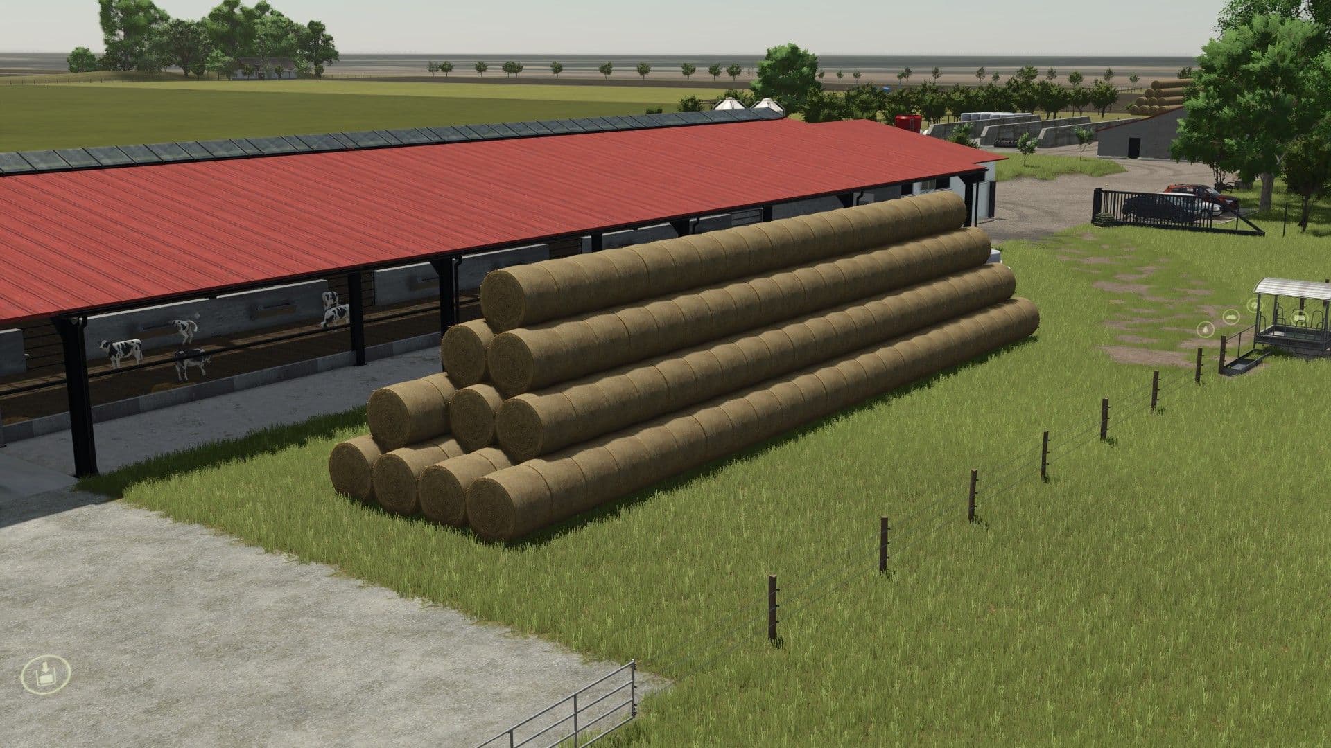 Silage/straw bale stack 4