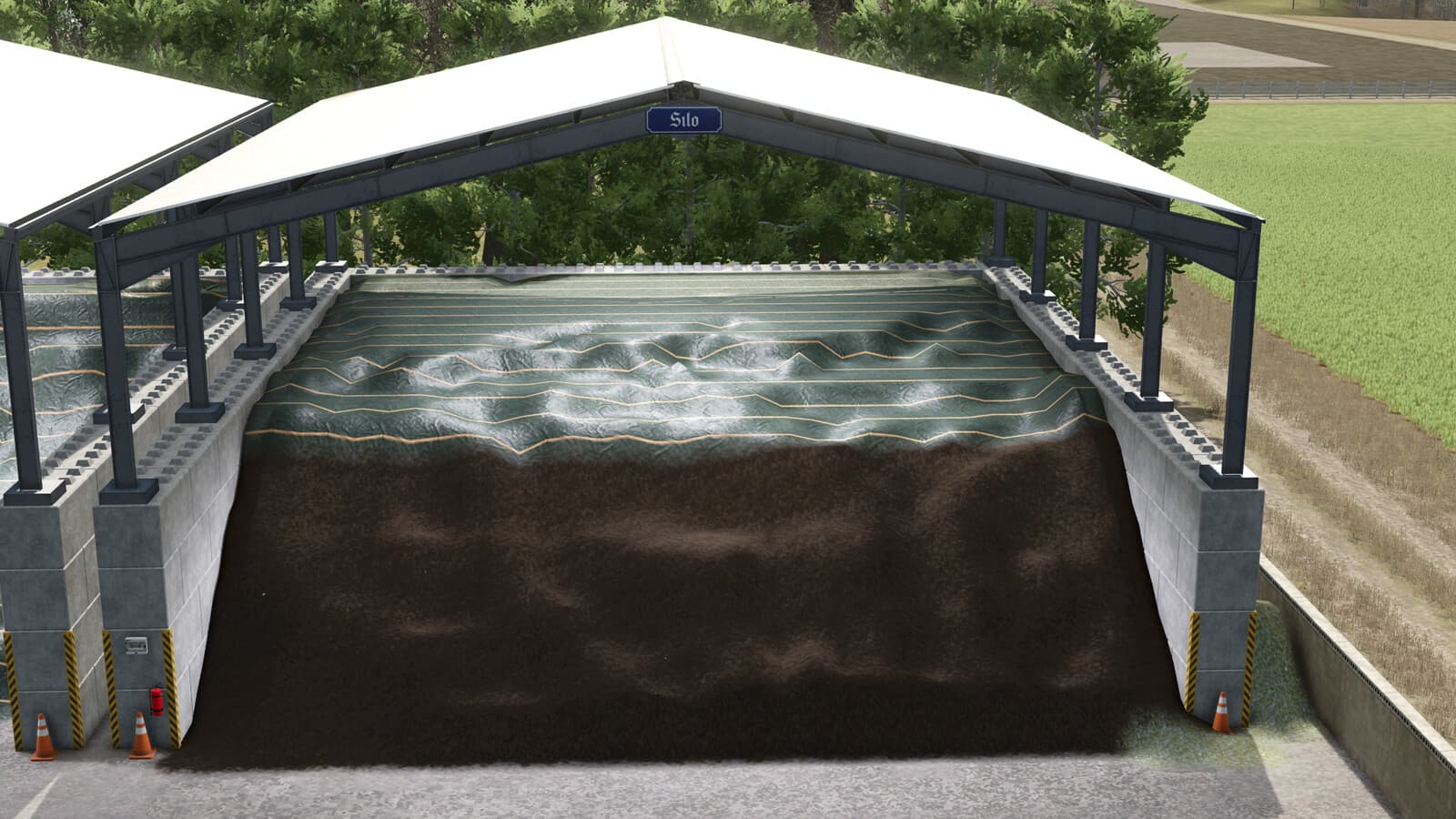 Bulkmaterial/Silo Shed 4