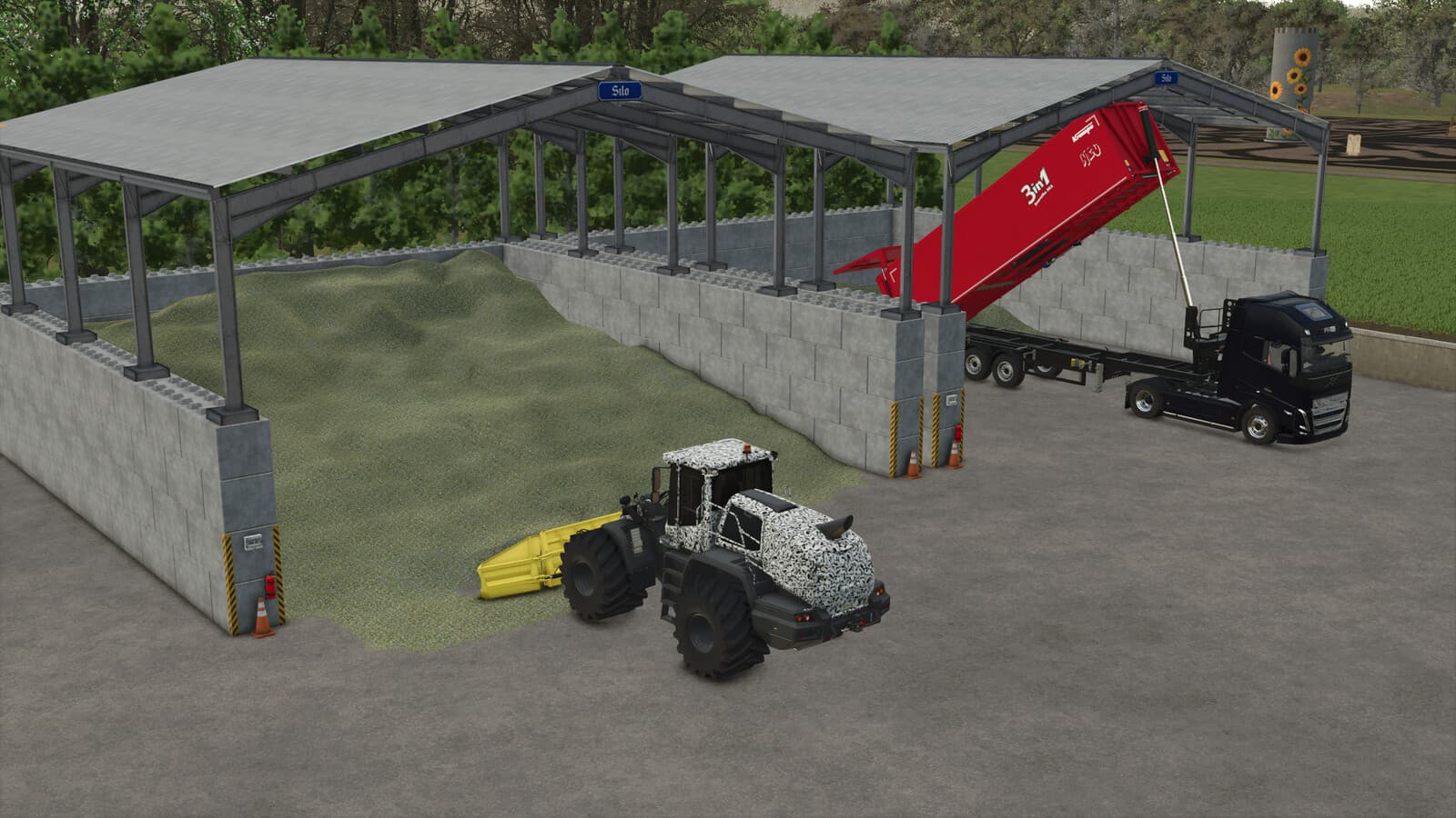 Bulkmaterial/Silo Shed 3