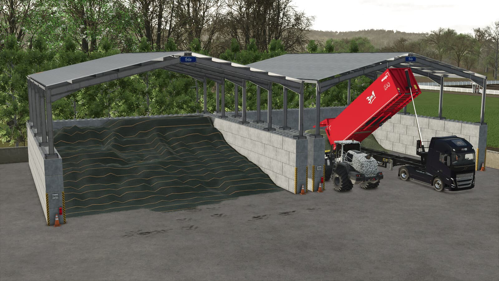 Bulkmaterial/Silo Shed 2