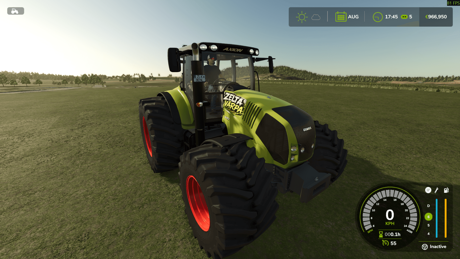 CLAAS Axion 800 G1 ZeltaVarpa V1.0 5