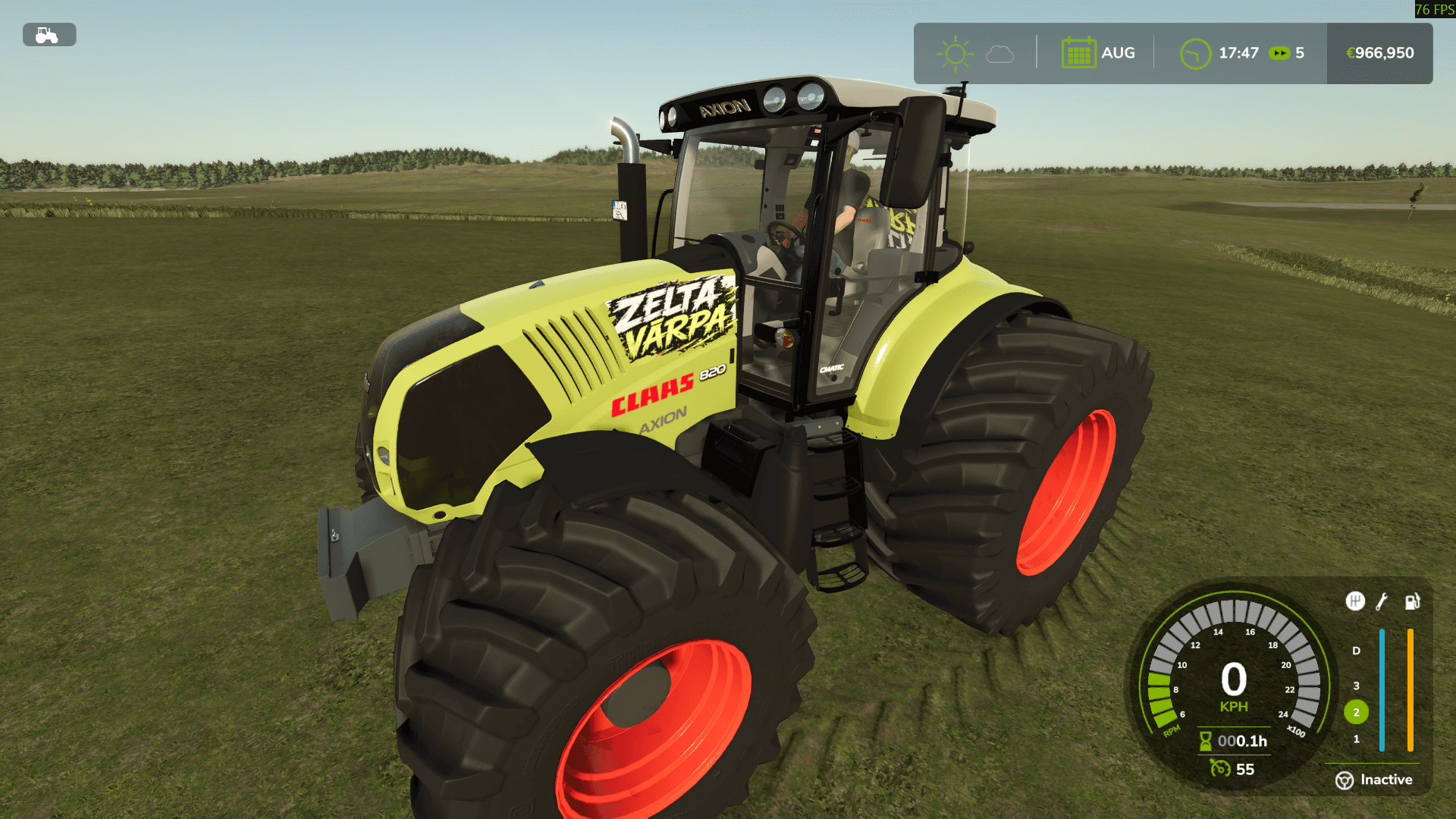 CLAAS Axion 800 G1 ZeltaVarpa V1.0 4