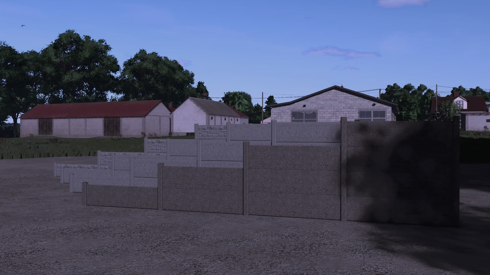 Concrete Fence Pack 4