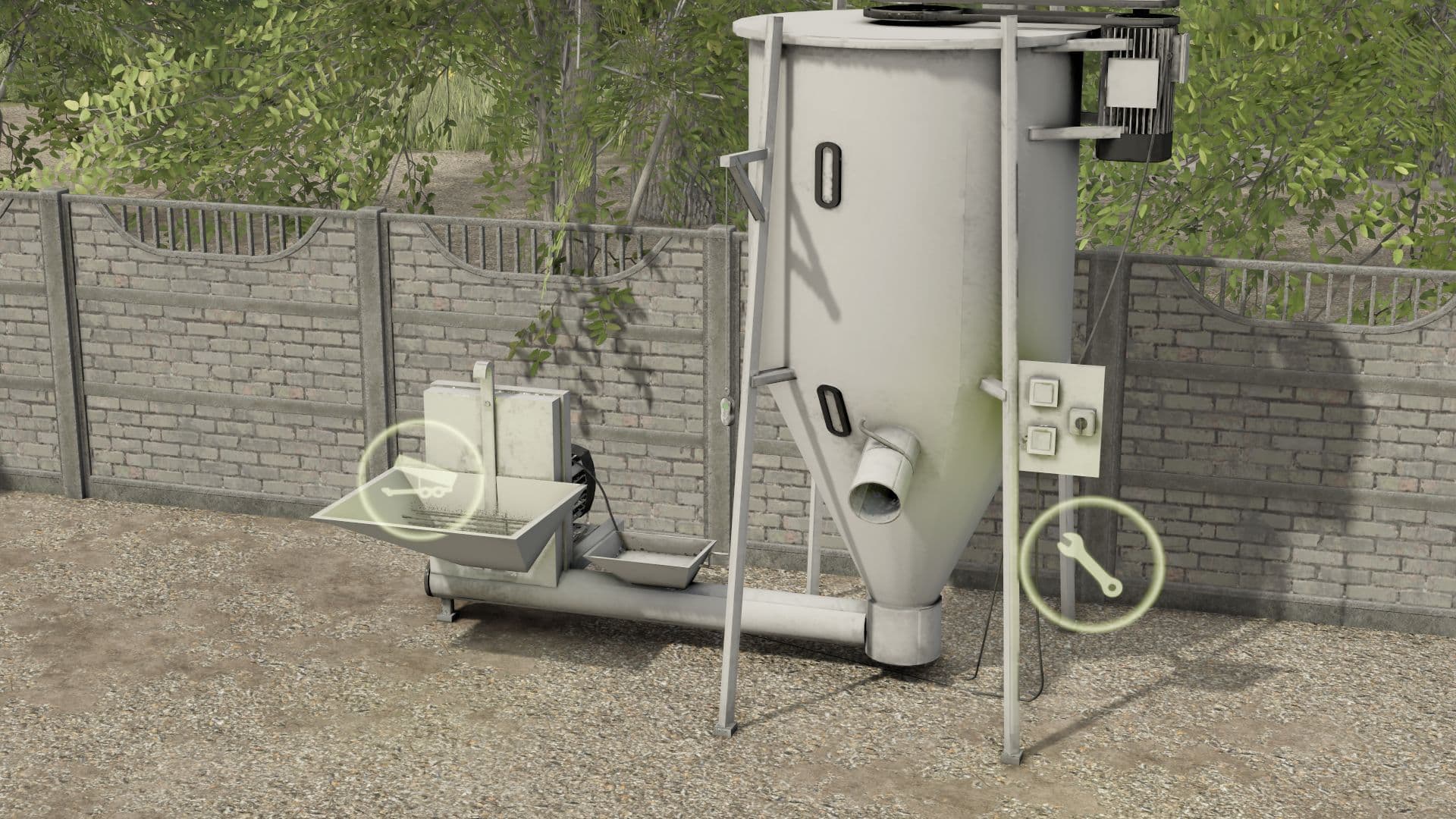 Cow feed mixer