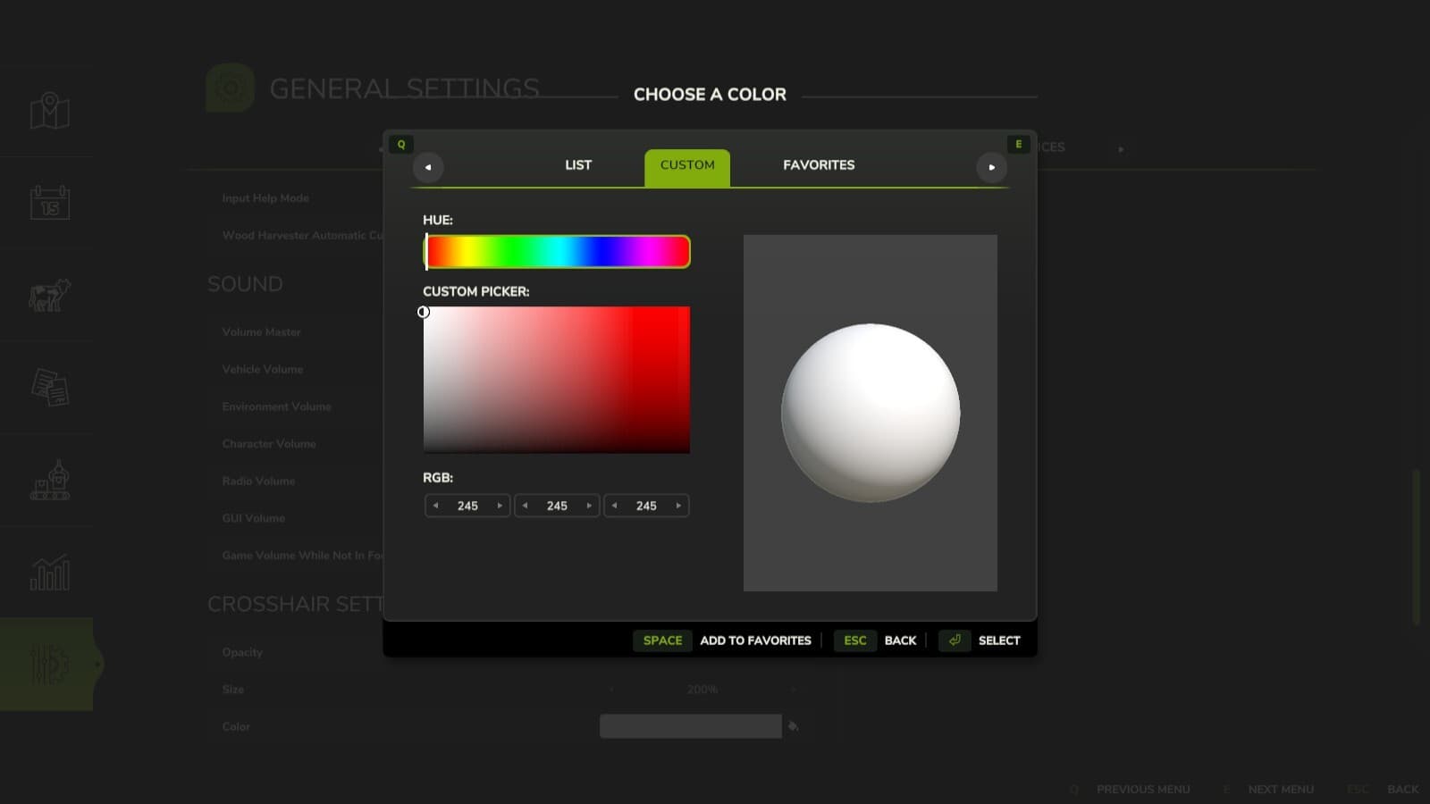 Crosshair Settings 2