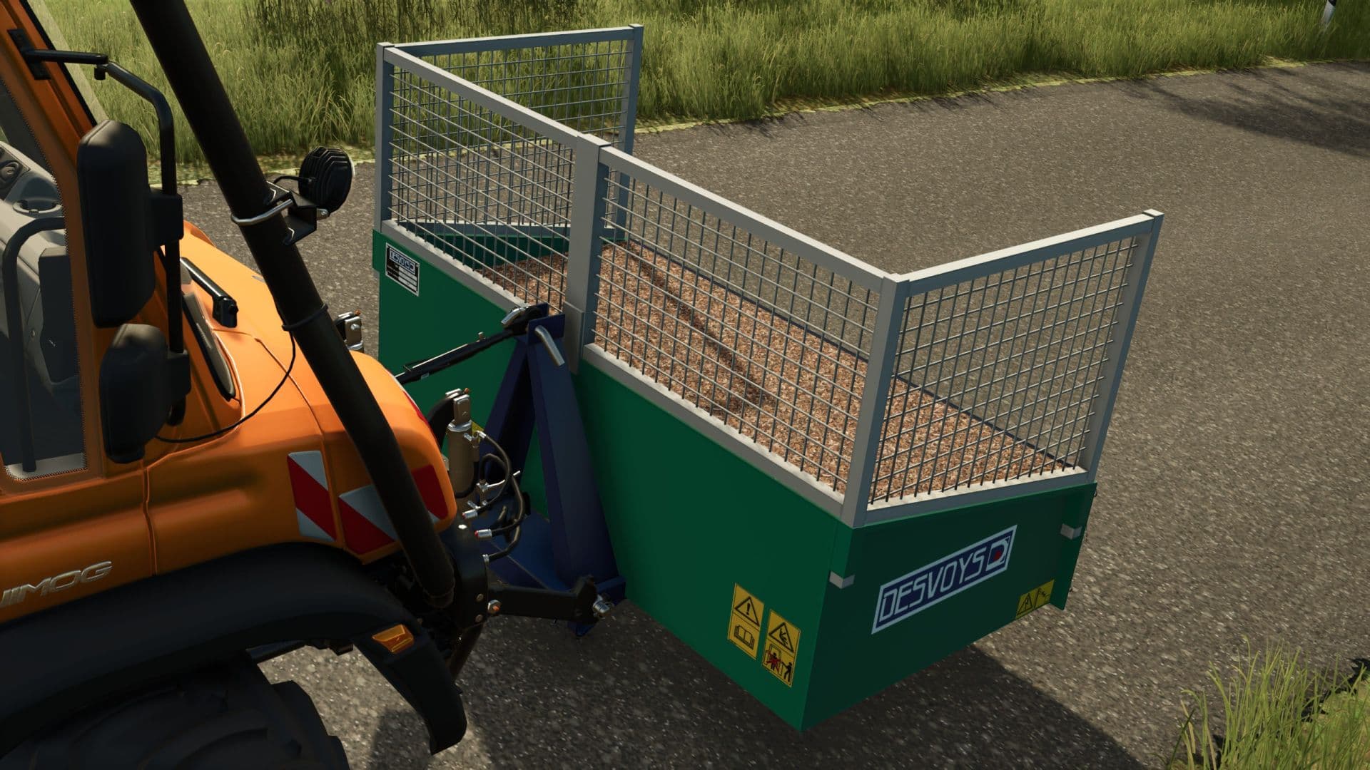 Desvoys 3-point mounted skip 5