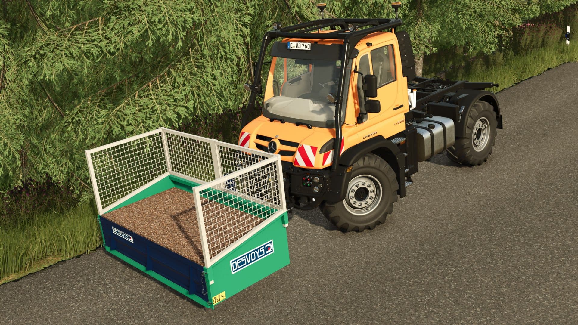 Desvoys 3-point mounted skip 4