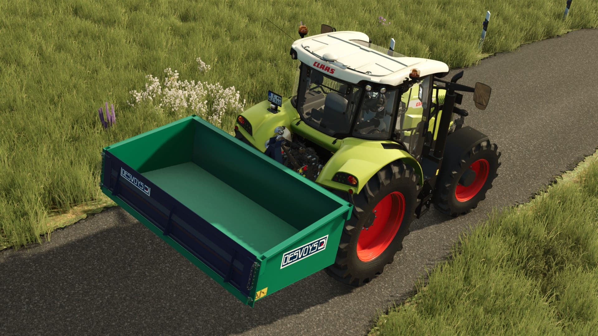 Desvoys 3-point mounted skip 2