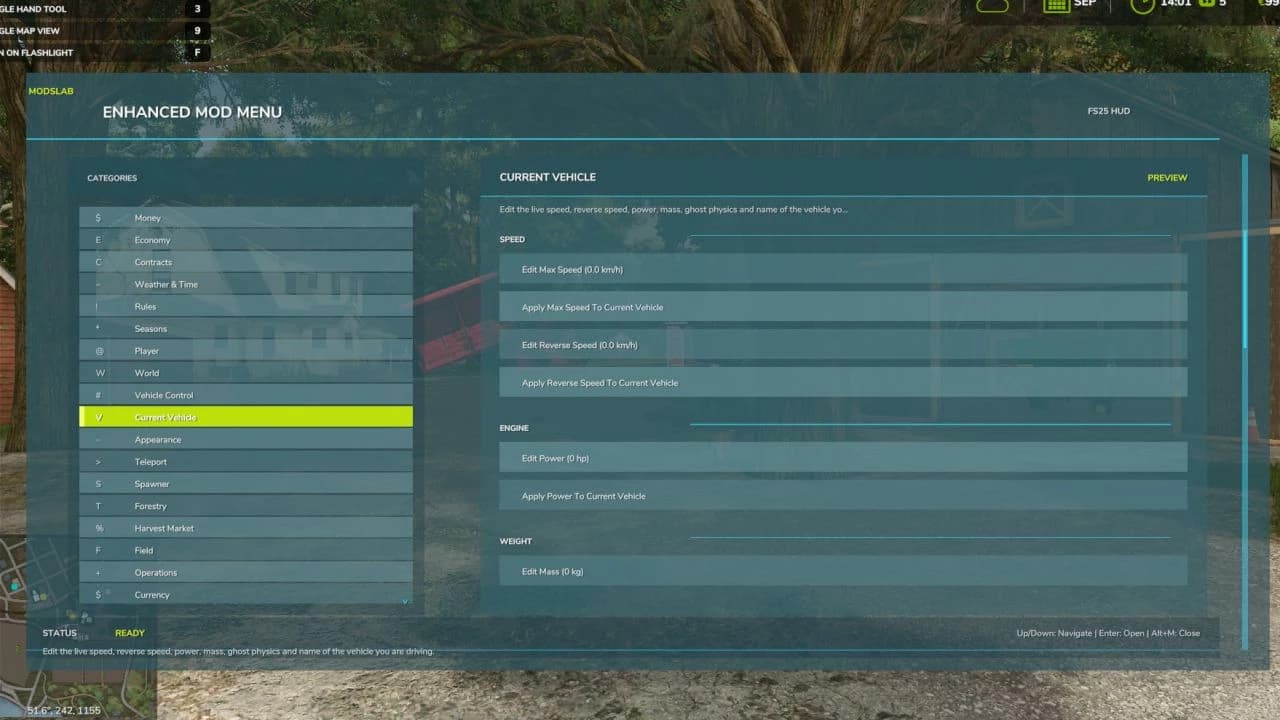 Enhanced Mod / Cheat Menu 3