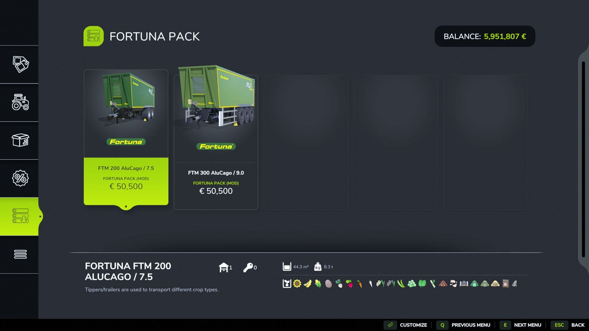 Fortuna Pack 3
