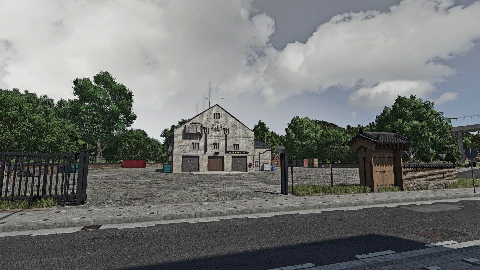 Japanese Whiskey And Sake Brewery