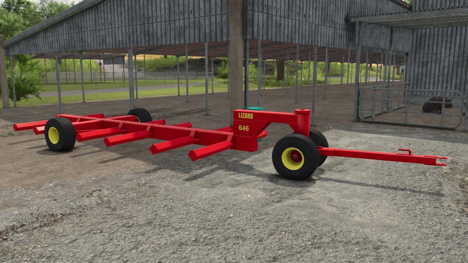 LIZARD 646 Bale Trailer 4