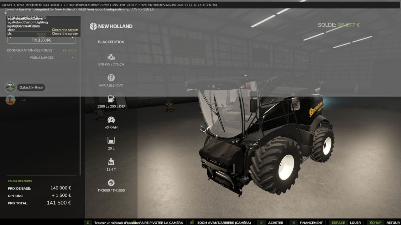 New Holland Black Edition 2