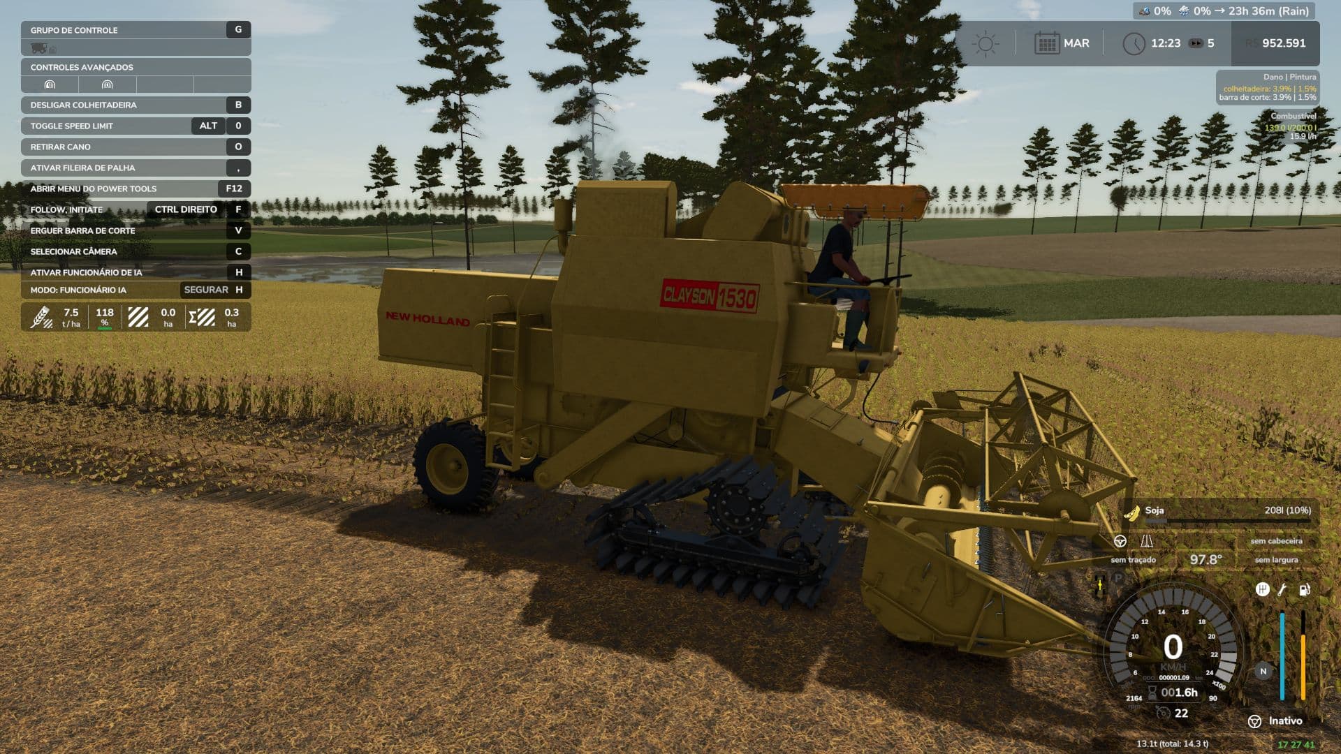 New Holland Clayson 1530 4