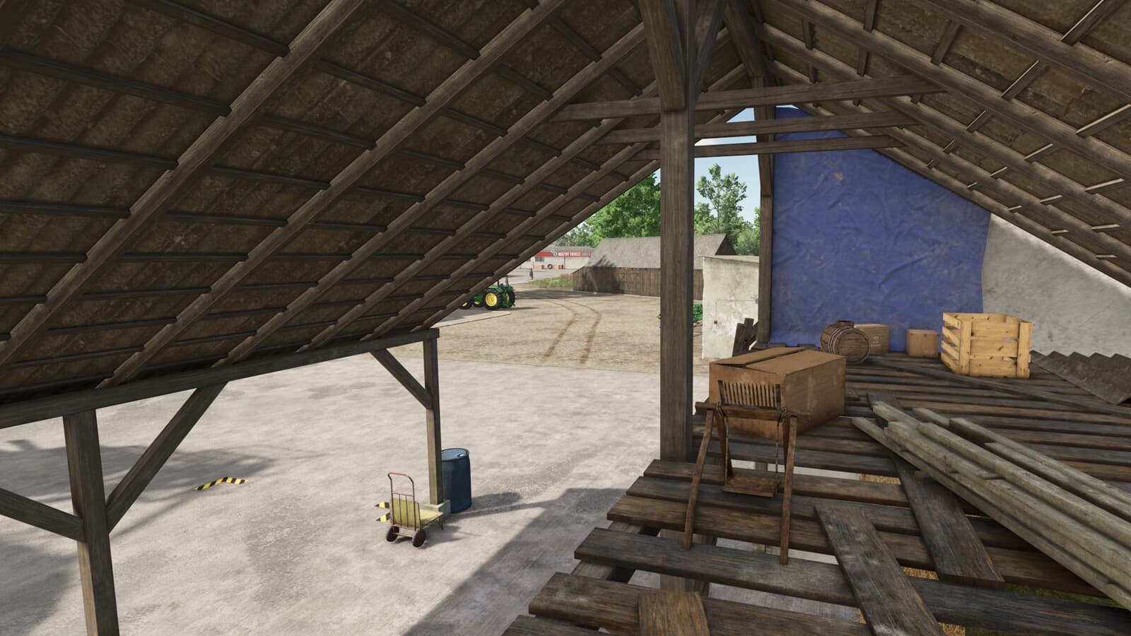 Old Shed With Bale Storage 2