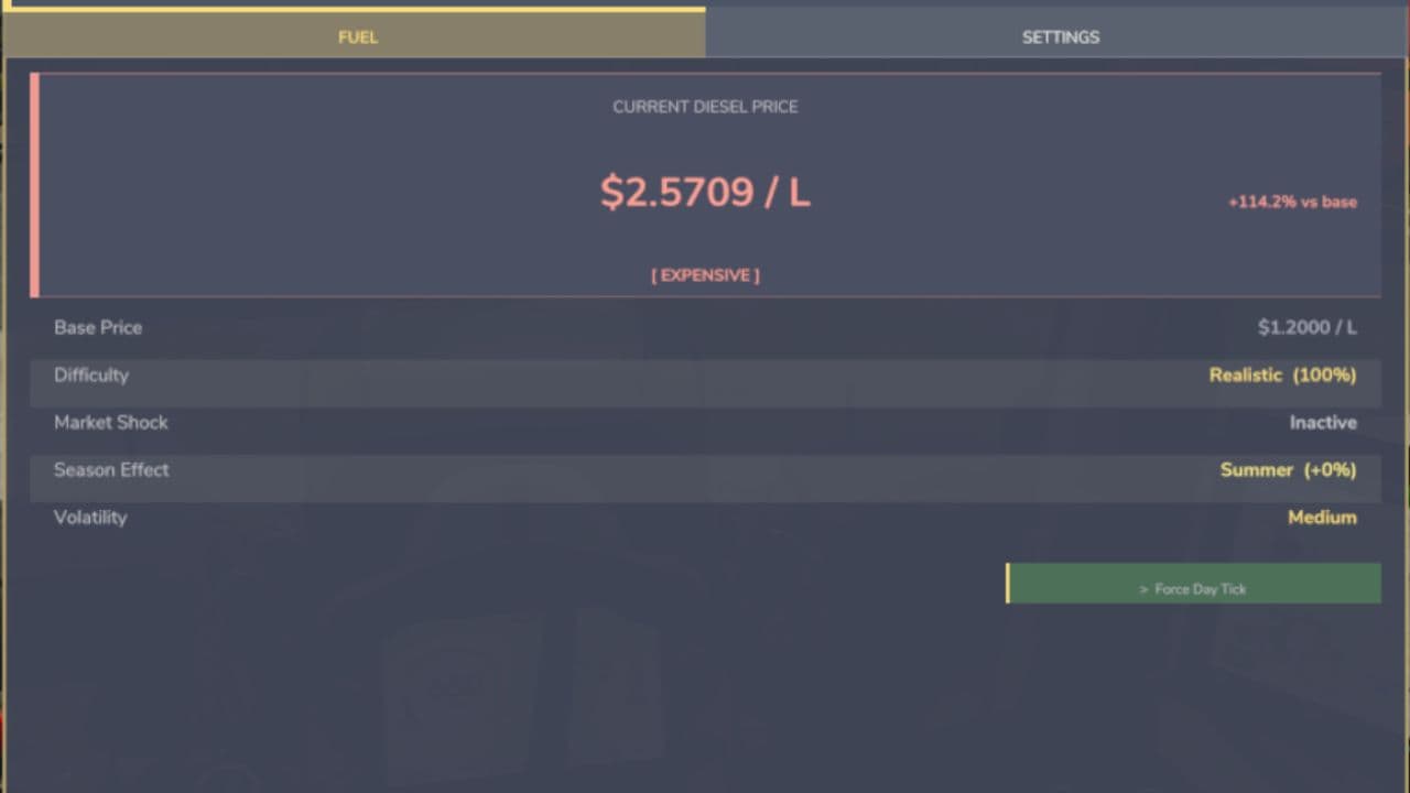 Realistic Fuel Costs 3