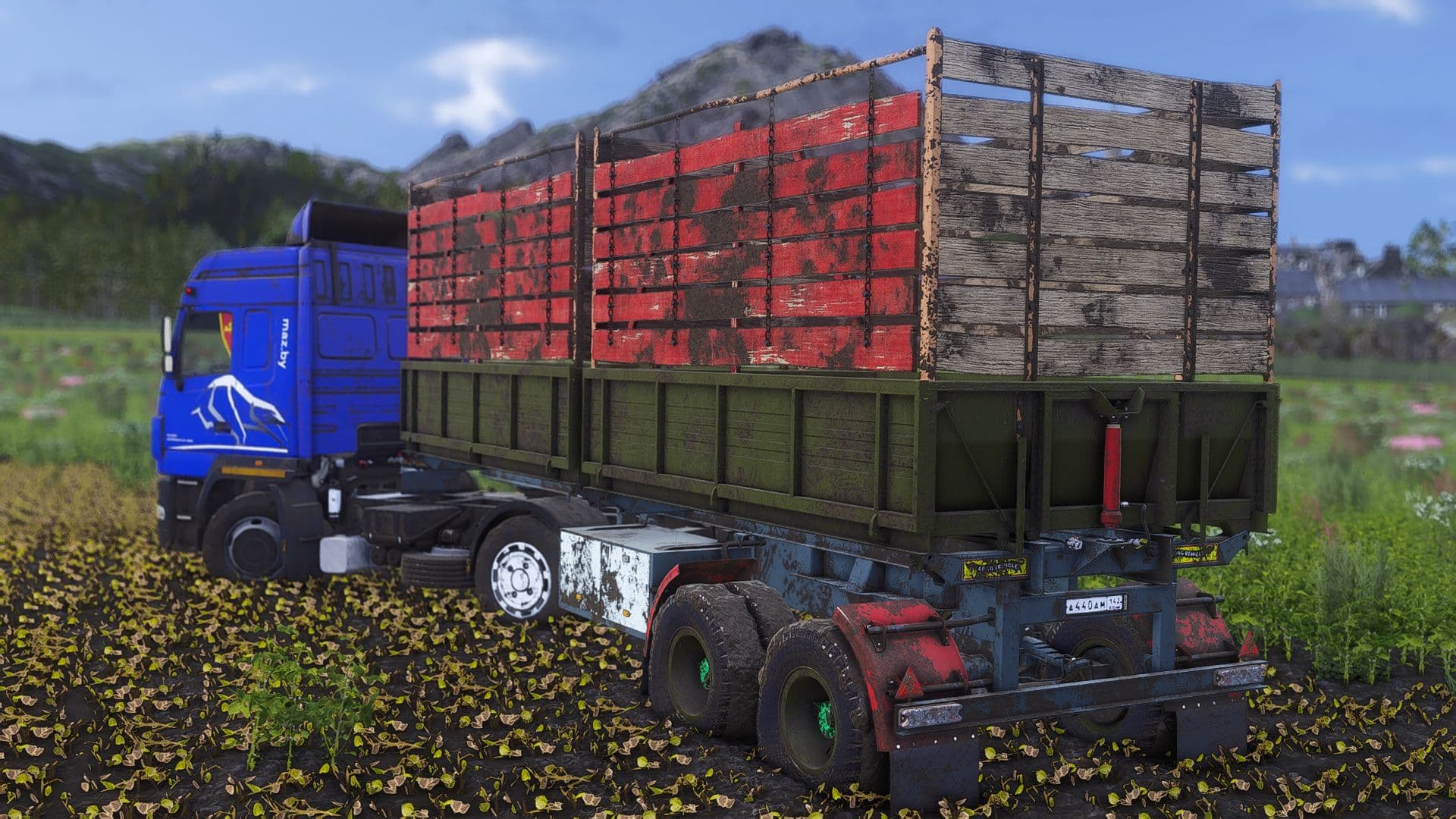 Semi-trailer MMZ 4