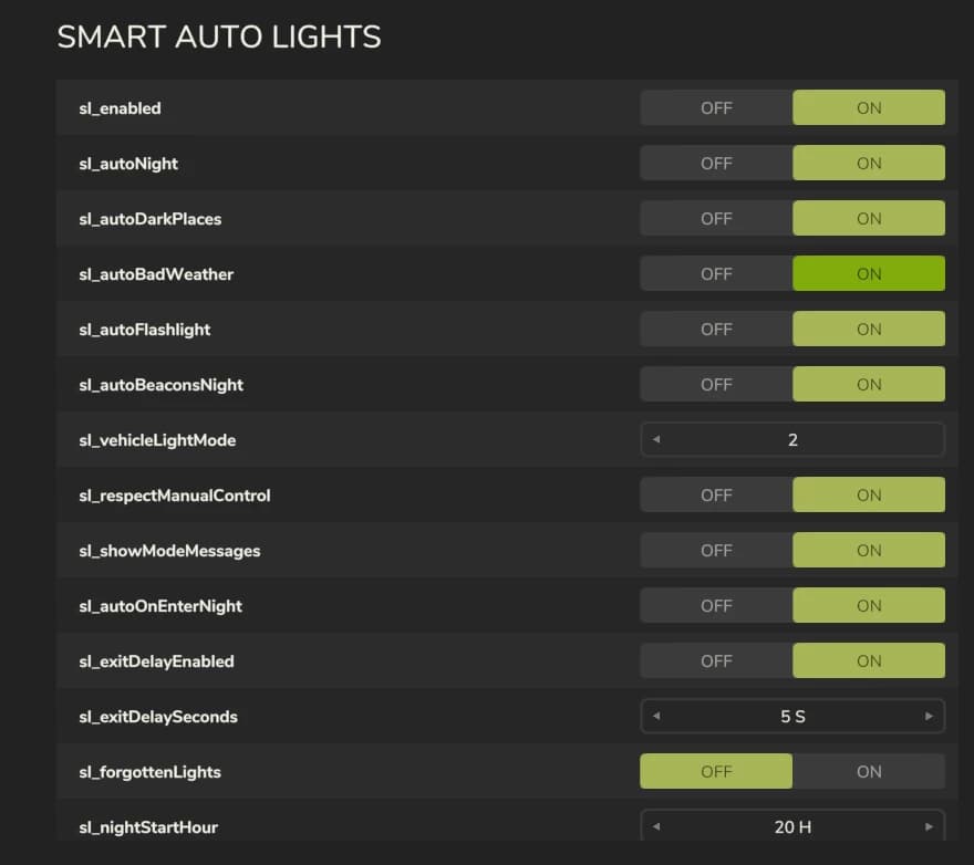Smart Auto Lights 2