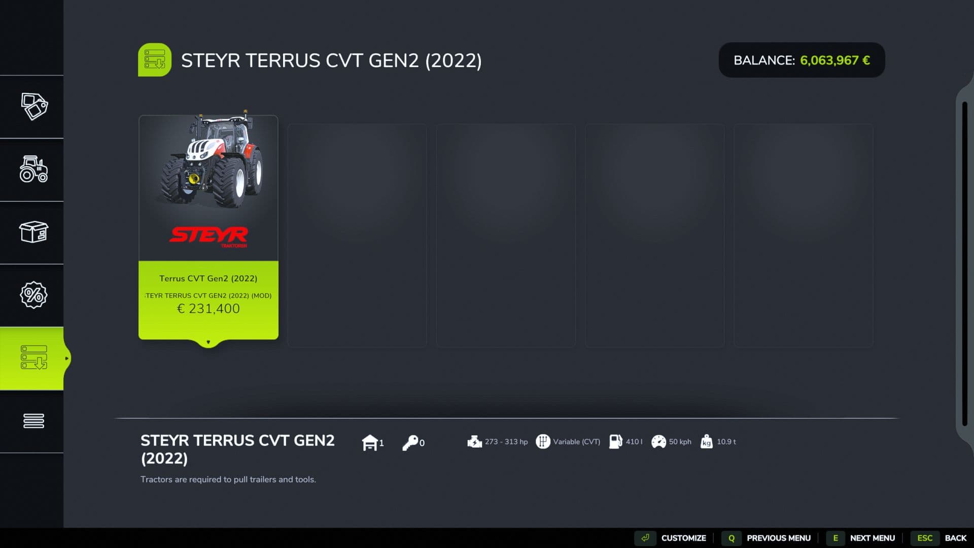 Steyr Terrus CVT Gen2 Reworked 3