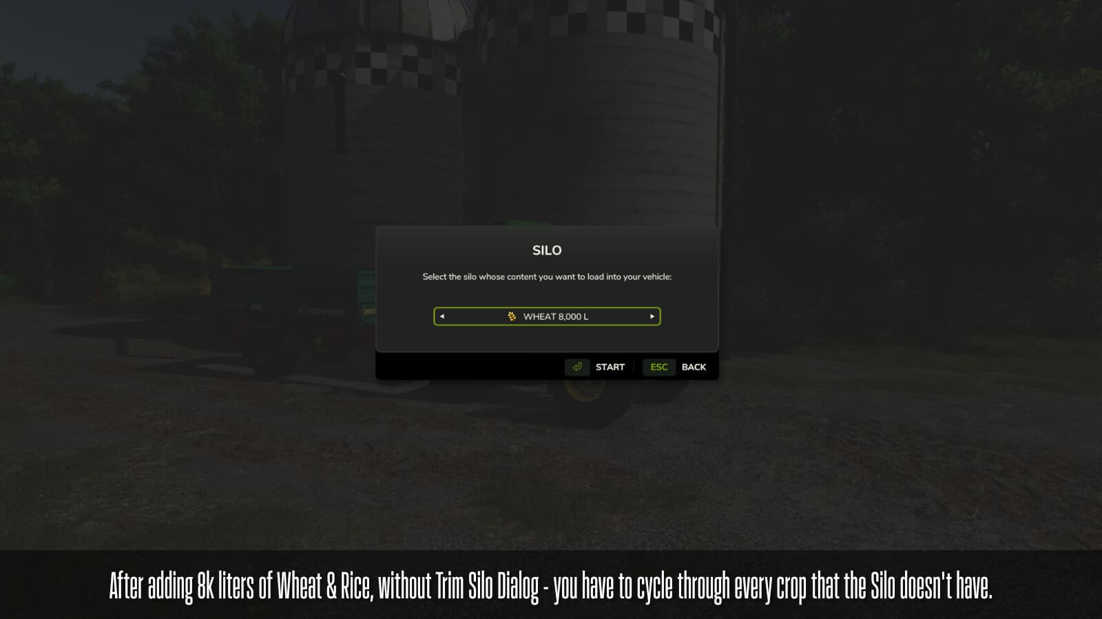 Trim Silo Dialog 2