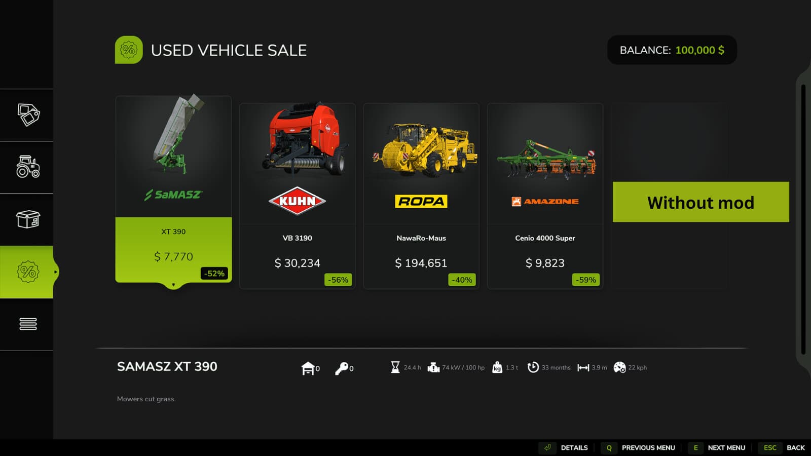 Used Sales Time Left 3