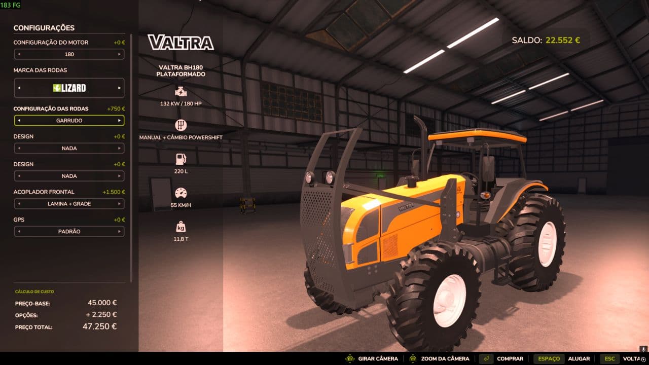 Valtra BH 180 205i 3