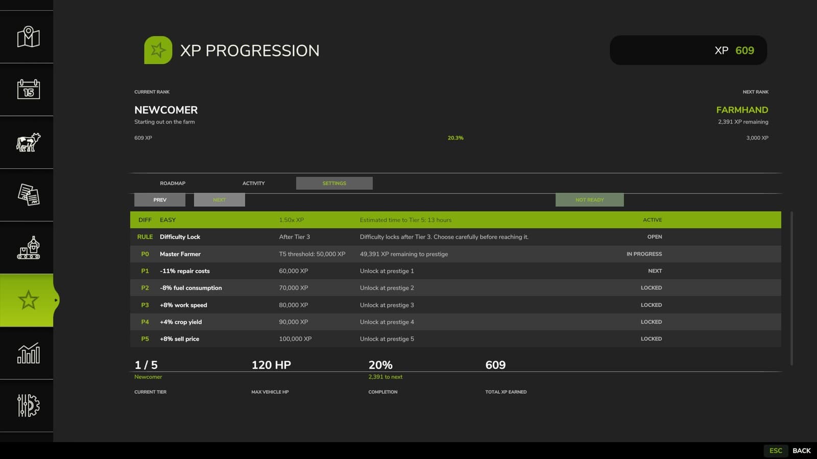 XP Progression System 4