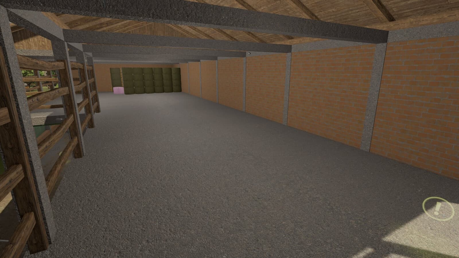 XXL Cow Barn With Bale Storage 5