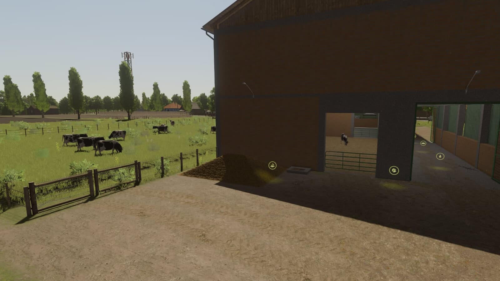 XXL Cow Barn With Bale Storage 3