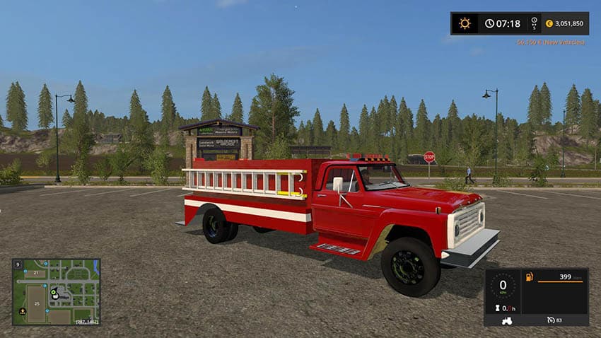 1972 Ford f600 Fire truck 3