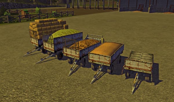 2 axle manure spreader [MP]
