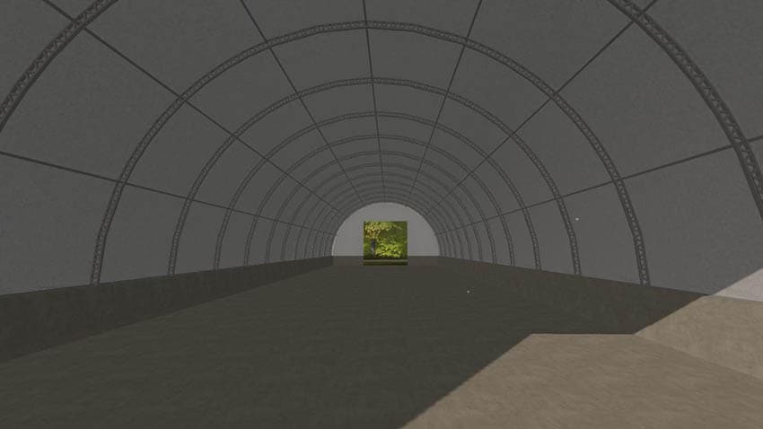 34x120 Tarped Building 2