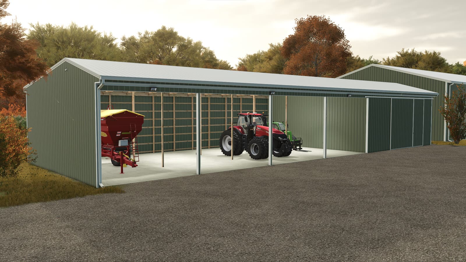 40x120 Implement Shed