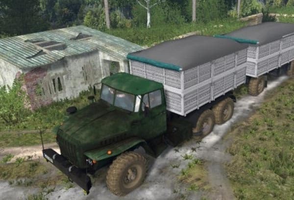 4320 Ural and trailers [MP] 2