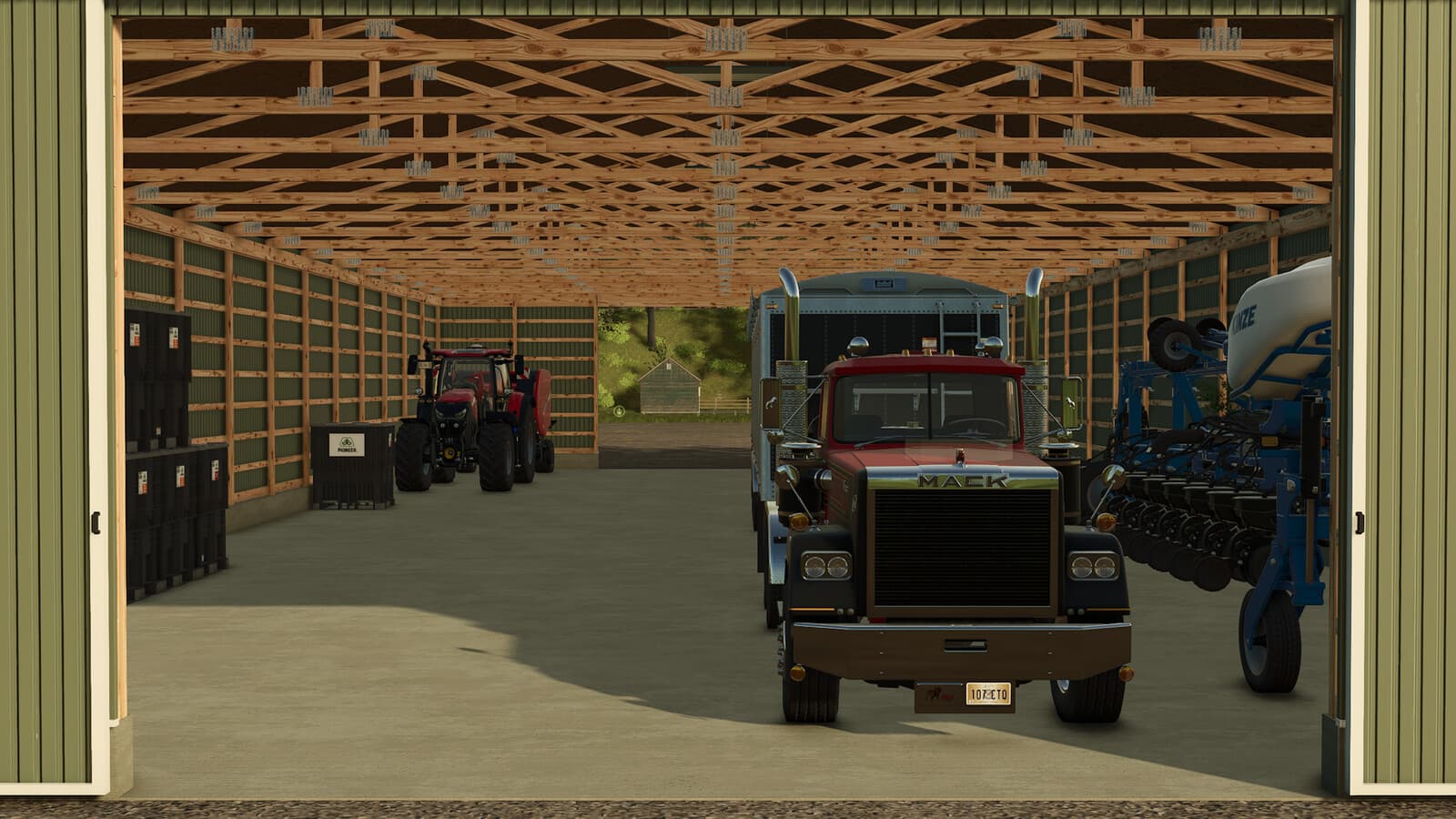 55x115 Post Frame Cold Storage 3