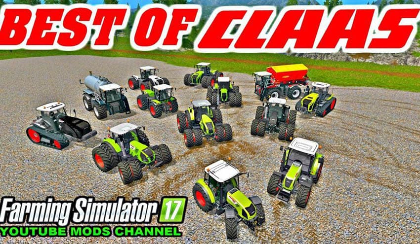 ALL CLAAS TOP TRACTOR PACK