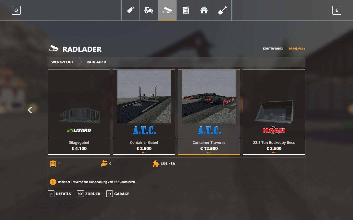 ATC Container Handling Pack 5